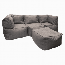 Бескаркасный диван мешок Фантази-рогожка