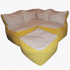 Бескаркасный диван мешок Каспер-угловой