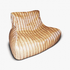 Бескаркасный диван мешок «Полоска»