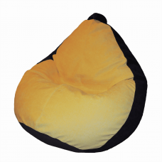 Кресло-мешок-груша «Желто-черная»  